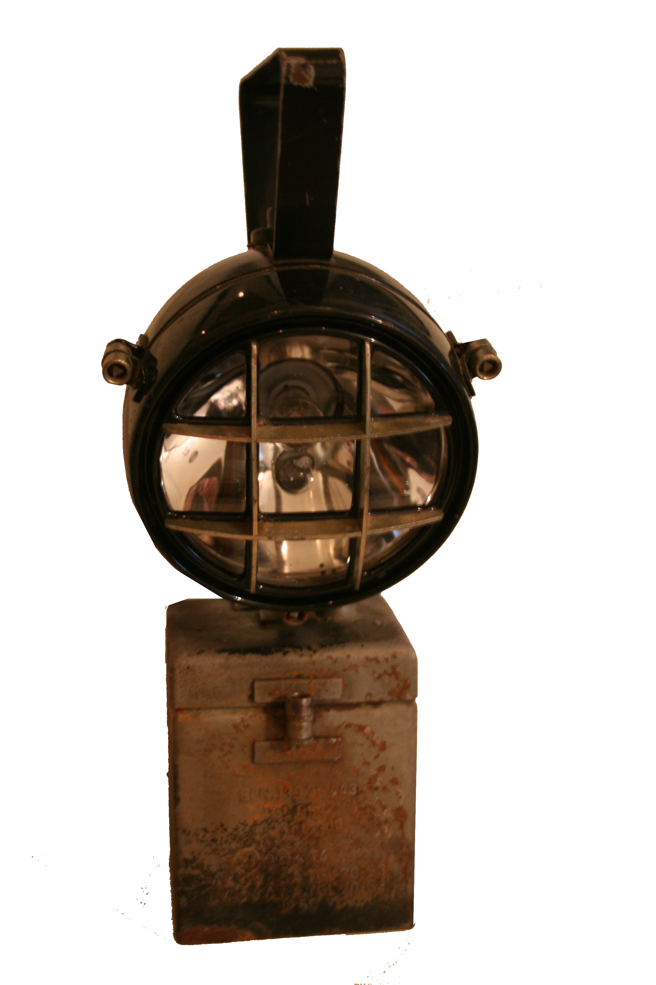 Gruben-, Bunkerlampe Lampe mit Bakelit -Schalter, 230V 